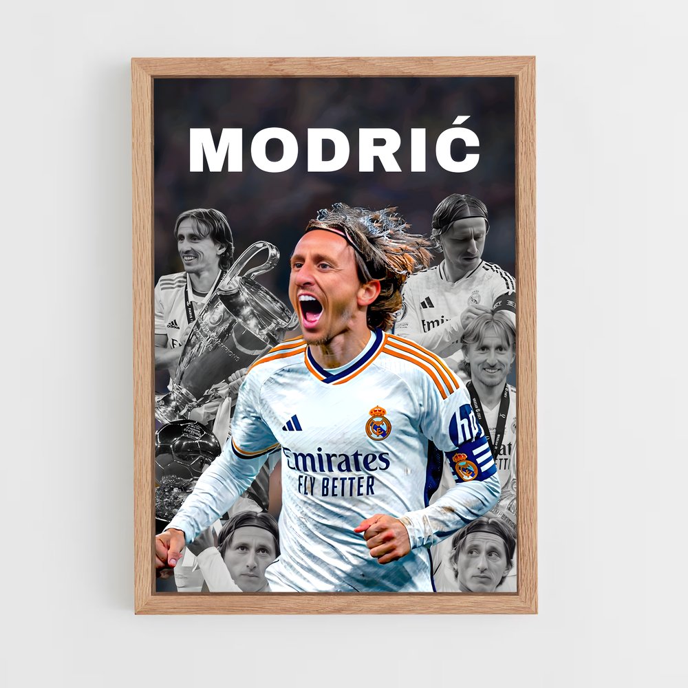 Poster Luka de modric (vue 4)